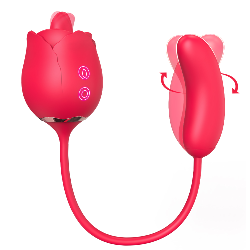 舌舔震動(dòng)吮吸玫瑰花【S538-8】成人用品工廠(chǎng)跨境電商貨源